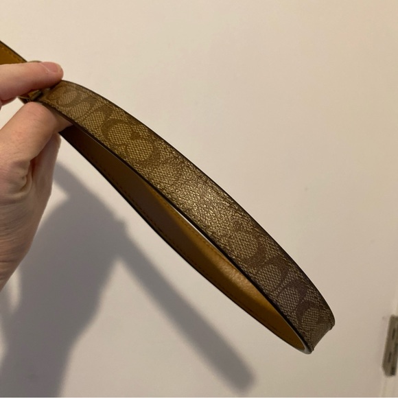 Coach Brown Belt with Gold Buckle - Picture 5 of 10